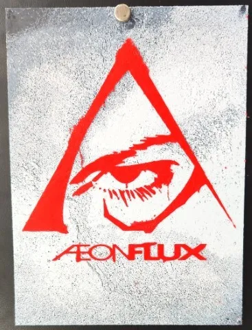 Impression 3D d'un poster AeonFlux - Hueforge