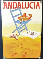 Andalucia vintage poster - hueforge