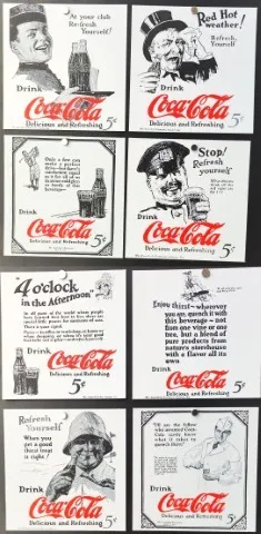 3d print of Coca cola Vintage advertising set - hueforge