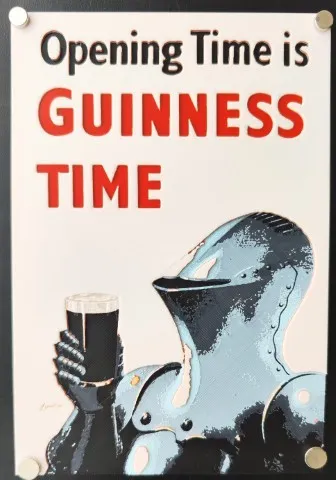 3d print of Vintage Guinness advertising poster 08 - Hueforge