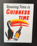 Vintage Guinness advertising poster 01 - Hueforge