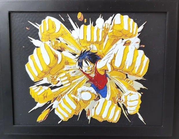 Impression 3D de One Piece Luffy - Hueforge
