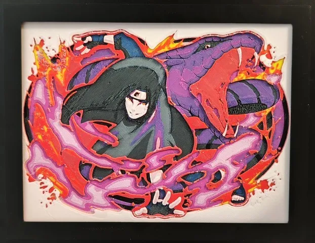 3d print of Orochimaru 1 from Naruto - hueforge  