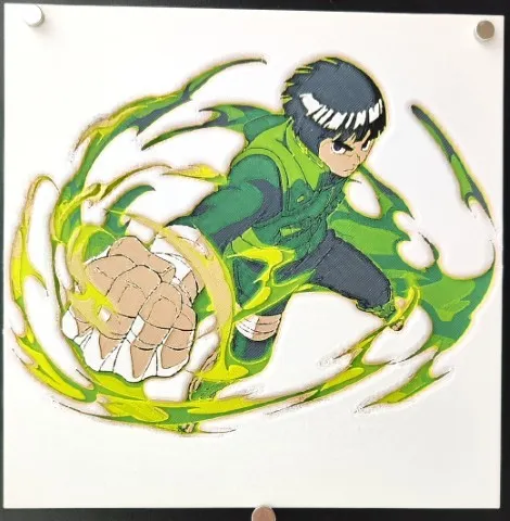 Impression 3D de Rock Lee de Naruto - hueforge