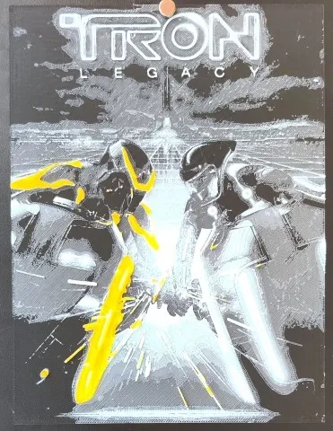 Impression 3D de l'affiche Tron legacy poster - Hueforge