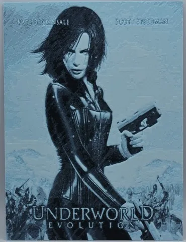 3d print of Underwold 2 poster - hueforge